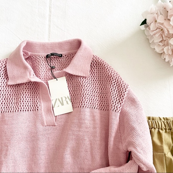 Zara chenille sweatshirt - Picture 2 of 11